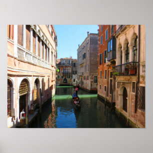 Gondolier in Venice, Italy Poster