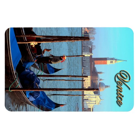Gondolier Magnet (Horizontal)