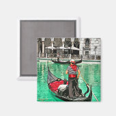 Gondolier Magnet (Vorderseite/Rückseite)