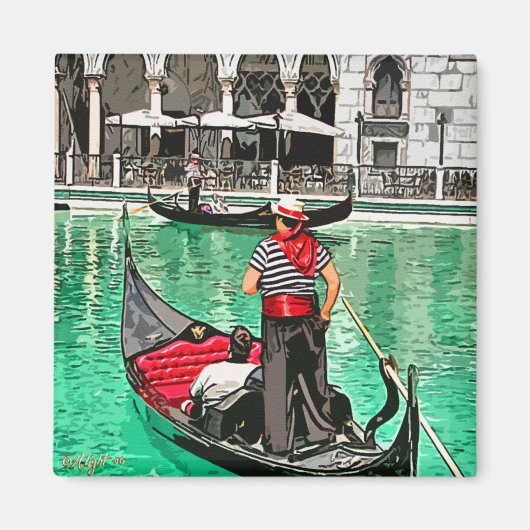 Gondolier Magnet (Vorne)