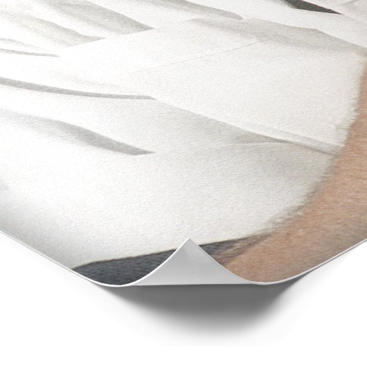 Gondolier, Venedig, Italien Poster (Ecke)