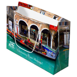 Gondoliere in Cannaregio Große Geschenktüte