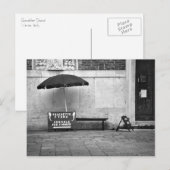 Gondoliere-Stand-Postkarte Postkarte (Vorne/Hinten)