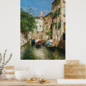 Gondoliers auf einem Venezianischen Kanal Rubens S Poster (Küche)