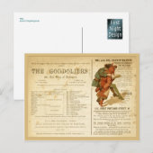 Gondoliers Cast Postkarte (Vorne/Hinten)