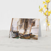 Gondoliers’ Siesta von John Singer Sargent Karte (Gelbe Blume)