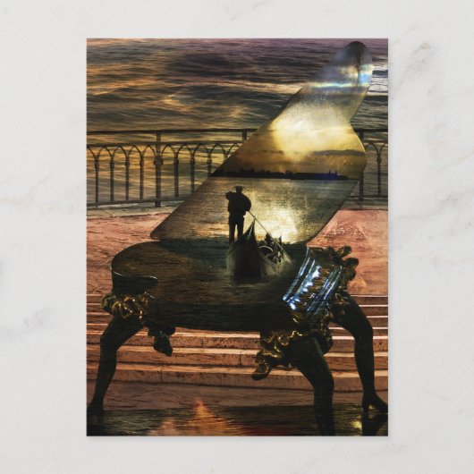 Gondolier's sonata postkarte (Vorderseite)