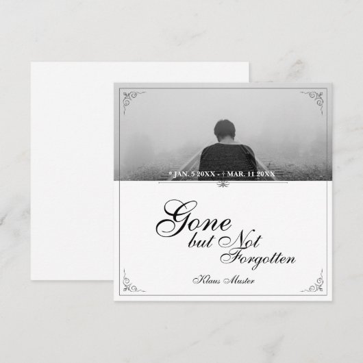 Gone, aber nicht vergessen - Classic (Vorne/Hinten)