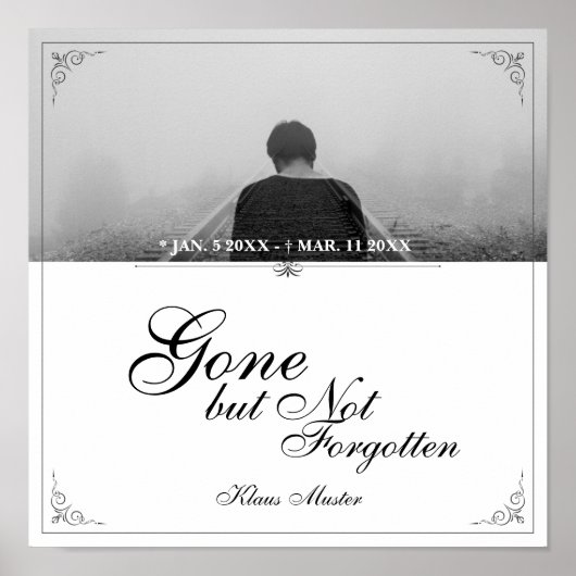 Gone, aber nicht vergessen - Classic Poster (Vorne)