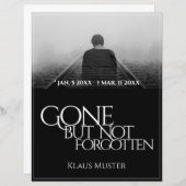 Gone, aber nicht vergessen - Dunkel (Vorne/Hinten)