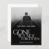 Gone, aber nicht vergessen - Dunkel (Vorne/Hinten)