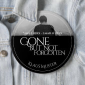 Gone, aber nicht vergessen - Dunkel Button (Beispiel)