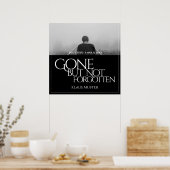Gone, aber nicht vergessen - Dunkel Poster (Küche)