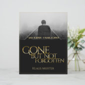 Gone, aber nicht vergessen - Dunkles Gold (Stehend Vorderseite)