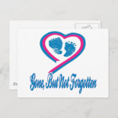 Gone aber nicht vergessen postkarte (Vorne/Hinten)