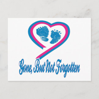 Gone aber nicht vergessen postkarte