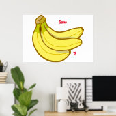 Gone Bananas Poster (Heimbüro)