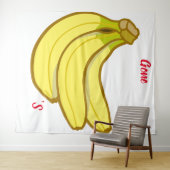 Gone Bananas Wandteppich (Beispiel (Horizontal))