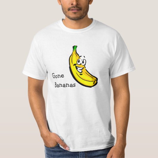 Gone Bananen T-Shirt (Vorderseite)