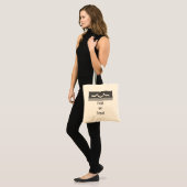 Gone Batty Halloween Bag, Dunkelgrau Tragetasche (Vorderseite (Model))