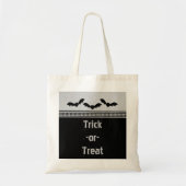 Gone Batty Halloween Bag, Light Grau Tragetasche (Vorne)
