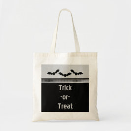 Gone Batty Halloween Bag, Light Grau Tragetasche