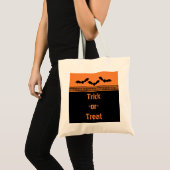 Gone Batty Halloween Bag, Orange Tragetasche (Vorderseite (Produkt))