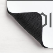 Gone Batty Halloween Mousepad, Dunkelgrau Mousepad (Ecke)