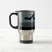 Gone Batty Halloween Tasse, Light Blue Reisebecher (Links)