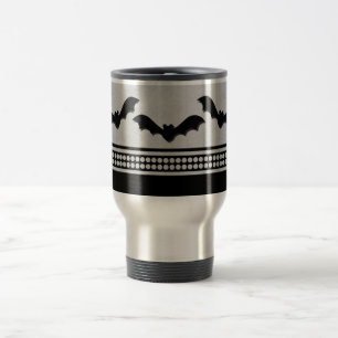 Gone Batty Halloween Tasse, Light Grau Reisebecher