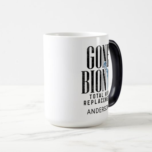 Gone Bionic Angesagt Replacement Celebration Verwandlungstasse (VorderseiteRechts)