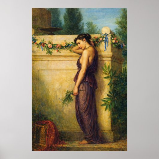 Gone, But Not Forgotten by John William Waterhouse Poster (Vorne)