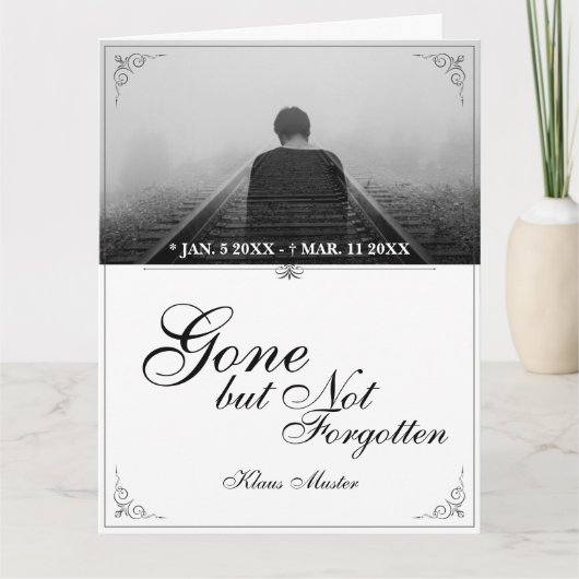 Gone but Not Forgotten - Classic Karte (Vorderseite)