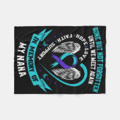 Gone But Not Forgotten Until We Meet Again Gift Na Fleecedecke (Vorderseite (Horizontal))