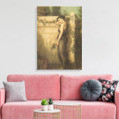 Gone but not Vergessen (John William Waterhouse) Leinwanddruck (Insitu (Wohnzimmer))