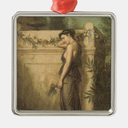 Gone but not Vergessen (John William Waterhouse) Ornament Aus Metall (Vorne)