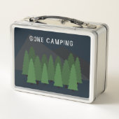 Gone Camping Metall Lunch Box (Rückseite)