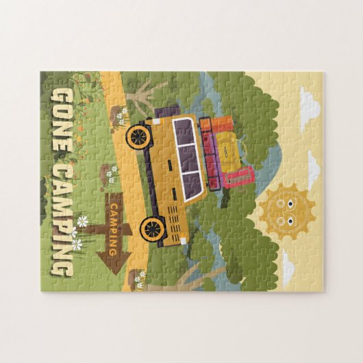 Gone Camping Puzzle (Horizontal)