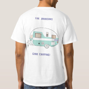 Gone Camping RV Trailer Camper Ausflug T-Shirt