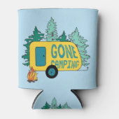 Gone Camping Summer Camp Clipart Happy Trails Camp Dosenkühler (Vorderseite)