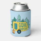 Gone Camping Summer Camp Clipart Happy Trails Camp Dosenkühler (Kanne Rückseite)