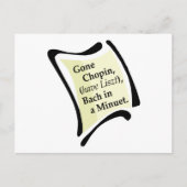 Gone Chopini Postkarte (Vorderseite)