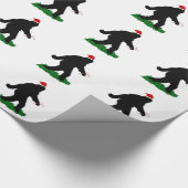 Gone Christmas Squatchin Geschenkpapier (Ecke)