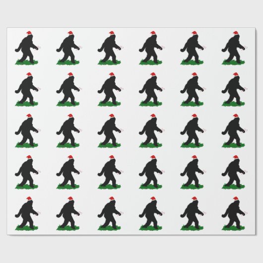 Gone Christmas Squatchin Geschenkpapier (Flach)