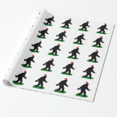 Gone Christmas Squatchin Geschenkpapier (Ungerollt)