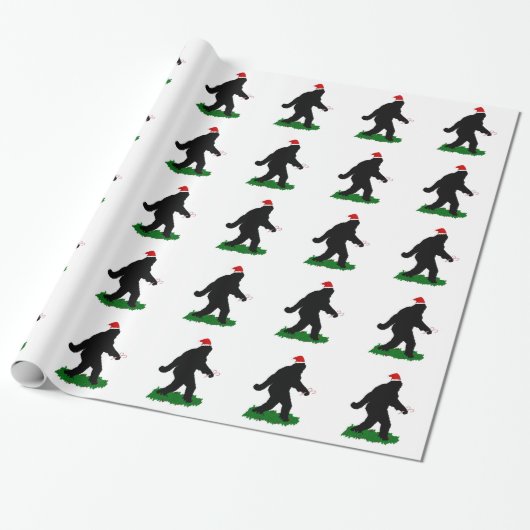 Gone Christmas Squatchin Geschenkpapier (Ungerollt)