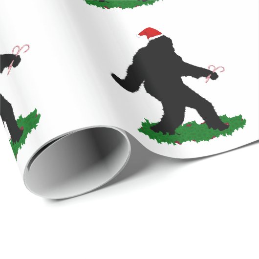Gone Christmas Squatchin Geschenkpapier (Rolleneckpunkt)