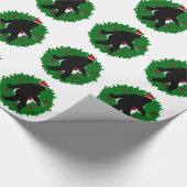 Gone Christmas Squatchin Geschenkpapier (Ecke)