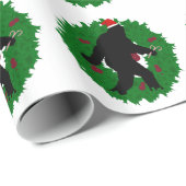 Gone Christmas Squatchin Geschenkpapier (Rolleneckpunkt)