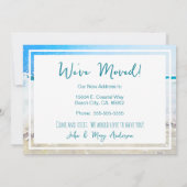 Gone Coast New Zuhause Wave on Beach Wasserfarbe Ankündigung (Rückseite)